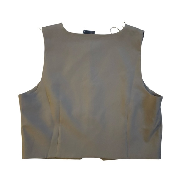 Love Tree Tan Buttoned Vest size small new with tags - Picture 3 of 12